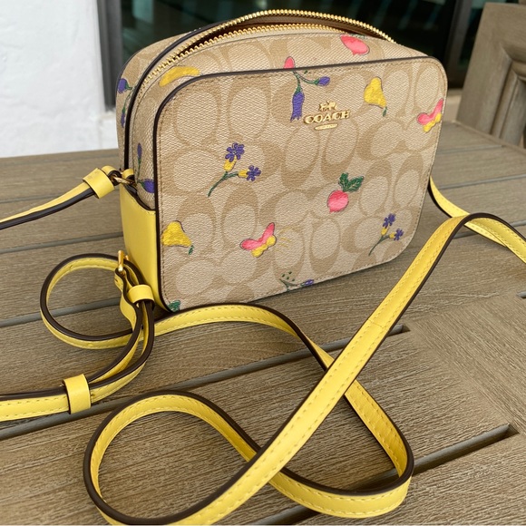 Coach Bags Coach C8752 Mini Camera Bag In Signature Canvas With